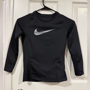Nike Boys' Pro Warm Long-Sleeve Top, Black